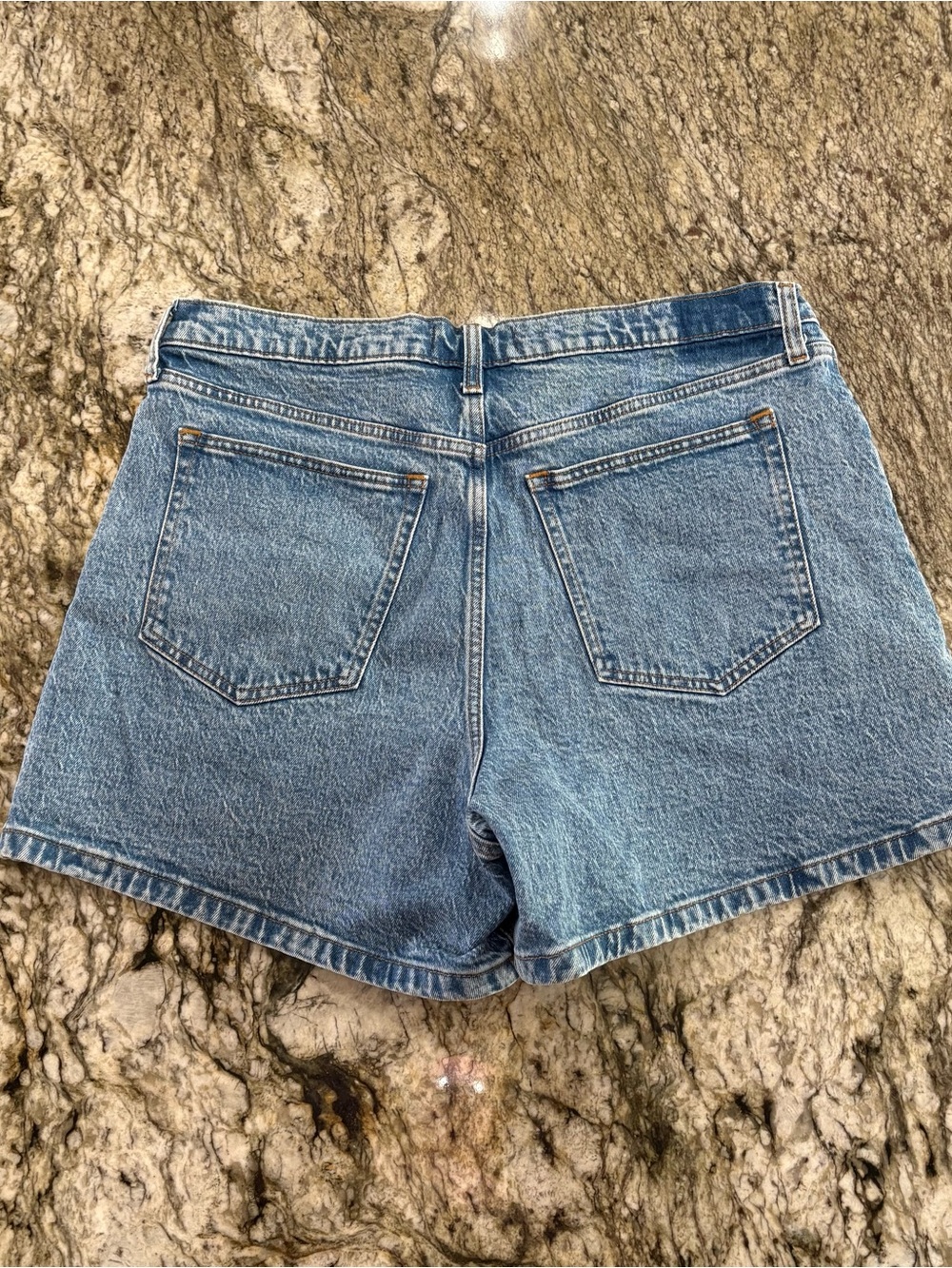 Abercrombie & Fitch Light Blue Denim Jean Shorts - Picture 3 of 3